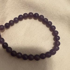 lavender purple bracelet. can add charms if requested